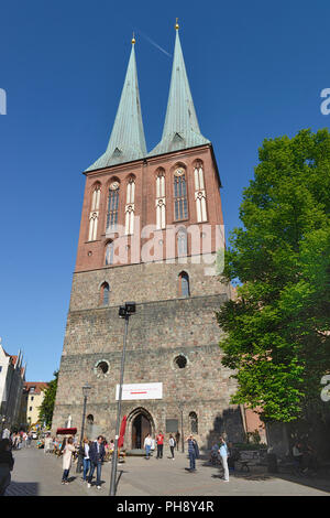 Nikolaikirche, Nikolaiviertel, Mitte, Berlin, Deutschland Stockfoto