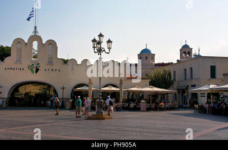 Halle, Kos Stockfoto