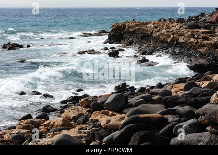 Los Hervideros, Lanzarote Stockfoto