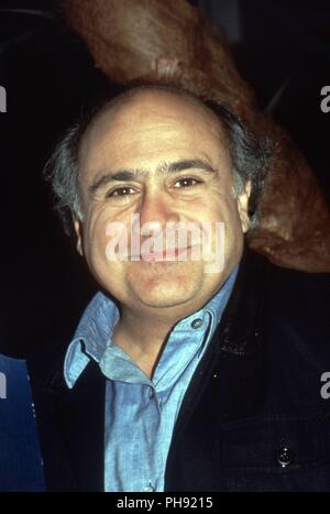 Danny DeVito, amerikanischer Wis und Horsemanship, Deutschland 1992. Us-amerikanischer Schauspieler und Regisseur in Deutschland 1992. | Verwendung weltweit Stockfoto