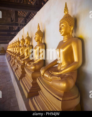 Buddha-Statue im Wat Phutthaisawan in Ayutthaya, Thailand Stockfoto