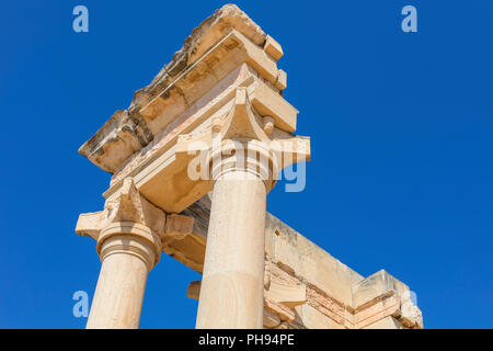Tempel des Apollo Hylates, antike griechische Stadt Kourion, in der Nähe von Limassol, Zypern Stockfoto
