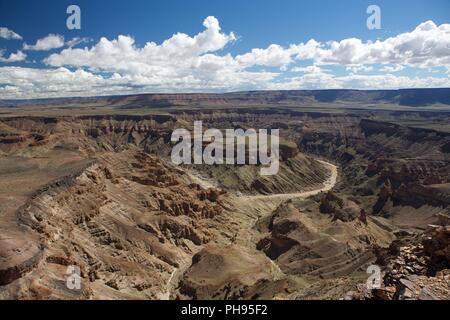 Der Fish River Canyon im Süden Namibias Stockfoto