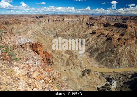 Der Fish River Canyon im Süden Namibias Stockfoto