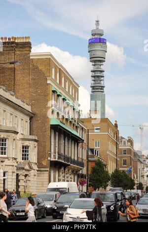 Der BT Tower in London, Großbritannien Stockfoto