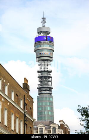 Der BT Tower in London, Großbritannien Stockfoto