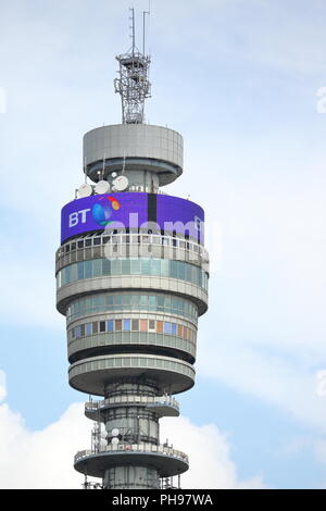 Der BT Tower in London, Großbritannien Stockfoto