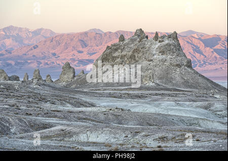 Trona Pinnacles, Sears Tal Stockfoto