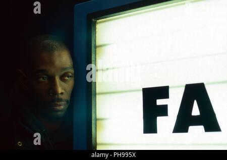 Maxi Jazz, Sänger von "Faithless", britische Musikergruppe, bei einem Fotoshooting in München, Deutschland 1998. Sänger Maxi Jazz der britischen Band "Fai Stockfoto