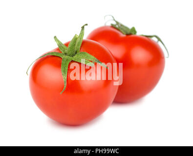 Zwei rote Tomaten Stockfoto