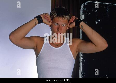 Ronan Keating von der irischen Boyband "boyzone" in München, Deutschland 2000. Ronan Keating der Irischen Boyband "boyzone" bei München, Deutschland 2000 | USA Stockfoto