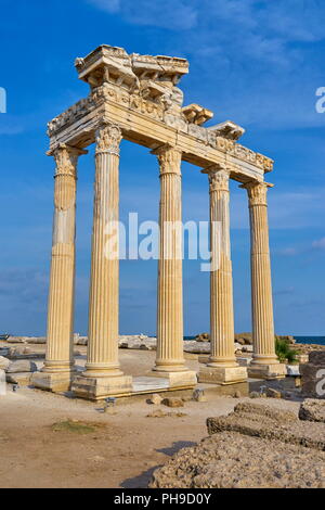 Apollon Tempel, Side, Antalya, Türkei Stockfoto