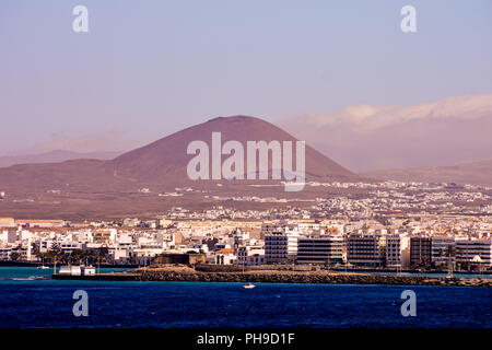 Puerto del Carmen auf Lanzarote Kanarische Inseln Spanien Stockfoto