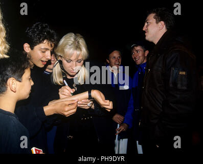 Malin "Linn" Berggren (Ace of Base) am 18.09.1993 in Paris. | Verwendung weltweit Stockfoto