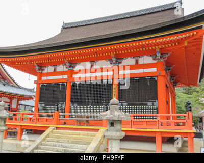 Nara, Japan - Oktober 9, 2017: Japanische Architektur. Das Gebäude ist im japanischen Stil. Stockfoto