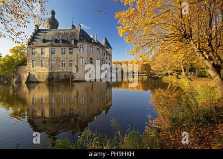 Burg Gemen Schloss, Wasserschloss, Borken, Münsterland, Nordrhein-Westfalen, Deutschland, Europa Stockfoto