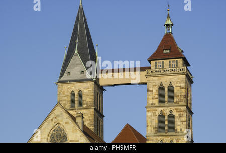 Kirche St. Dionys, Esslingen, Baden-Württemberg Stockfoto