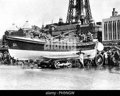 Blackpool Rettungsboot, 1900 Stockfoto