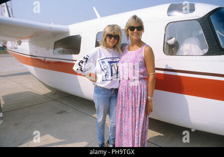 Samantha Fox (Carol Fuchs) am 01.09.1986 in Verona. | Verwendung weltweit Stockfoto