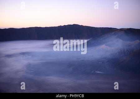 Mount Bromo Ausblick von King Kong Hill Stockfoto
