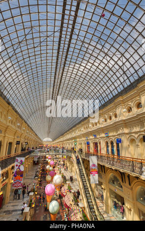 Kaufhaus GUM, Moskau, Russland, Europa Stockfoto