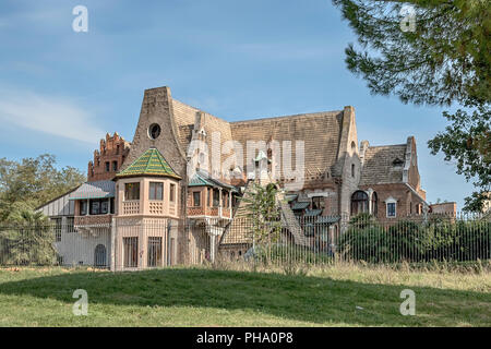 Museum der Casina der Eulen ist die ehemalige Residenz der Familie Torlonia umgewandelt in ein Museum Stockfoto