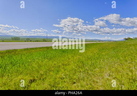 Endlose Himmel, Montana Stockfoto