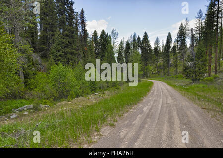 Scenic Byway in Montana Stockfoto