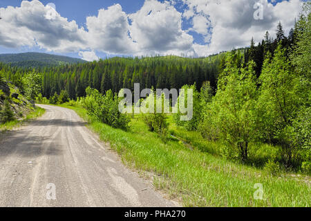 Scenic Byway in Montana Stockfoto