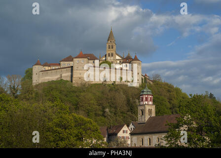 Comburg Castle in Steinbach, Baden-Württemberg, Deutschland Stockfoto