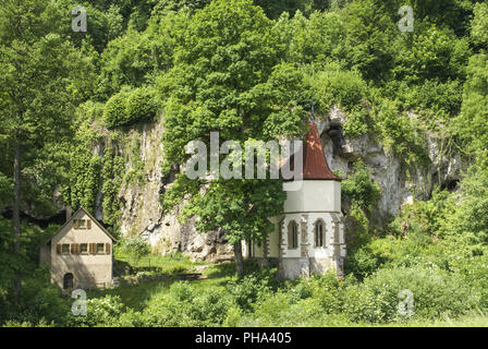 Kapelle St. Wendelin in der Nähe Doerzbach, Baden-Württemberg, Deutschland Stockfoto