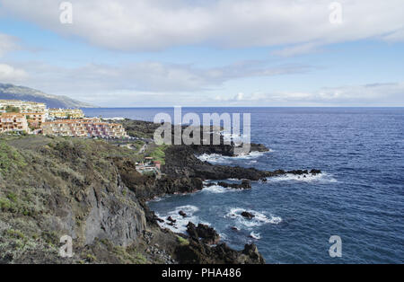 Küste in der Nähe Los Cancajos, La Palma, Kanarische Inseln Stockfoto