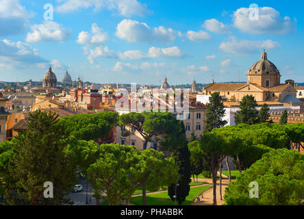 Skyline von Rom, Italien Stockfoto