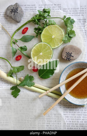 Zutaten für die asiatische Küche Stockfoto