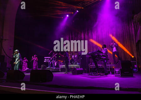 Bilder von Reggae Sänger und Legende Beres Hammond in der O2 Academy Brixton, London 2018. © O. Giuliano Eboulia/graphikvision.com Stockfoto