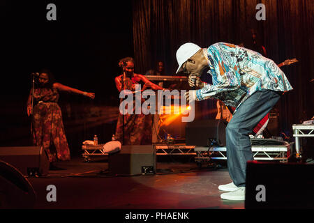 Bilder von Reggae Sänger und Legende Beres Hammond in der O2 Academy Brixton, London 2018. © O. Giuliano Eboulia/graphikvision.com Stockfoto