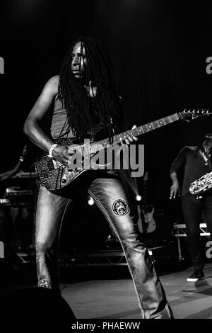 Bilder von Reggae Sänger und Legende Beres Hammond in der O2 Academy Brixton, London 2018. © O. Giuliano Eboulia/graphikvision.com Stockfoto