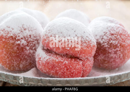 Nahaufnahme von Bunt und lecker Cookies Stockfoto