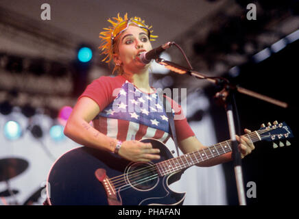 Linda Perry (4 Non Blondes) am 01.07.1994 in Memmingen. | Verwendung weltweit Stockfoto