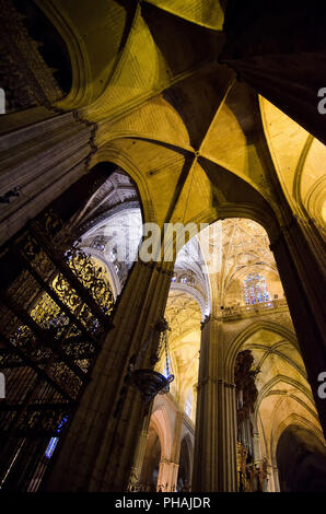 Kathedral in Sevilla, Spanien Stockfoto