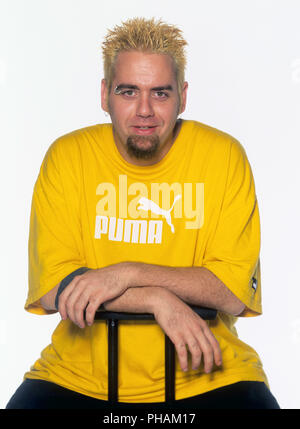 Lüpüs Thünder (Bloodhound Gang) am 23.09.1999 in Rastatt. | Verwendung weltweit Stockfoto