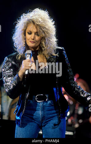 Bonnie Tyler 1992 in Dortmund. | Verwendung weltweit Stockfoto