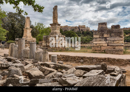 Antike Agora, Athen, Griechenland Stockfoto