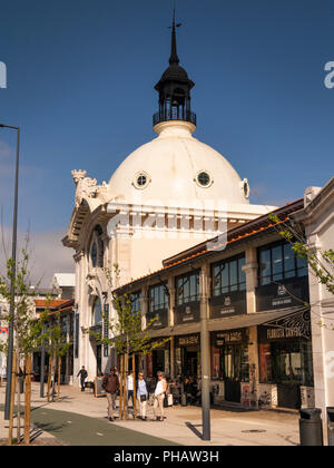 Portugal, Lissabon, Avenida 24 de Julho, Mercado de Ribera, Ribera Markt Eingang Stockfoto