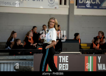 Newport, Großbritannien. 31. August 2018. Wm-Qualifikationsspiel 2018: Wales v England, Rodney Parade, Newport, Großbritannien Credit: Andrew Dowling/einflussreiche Fotografie/Alamy leben Nachrichten Stockfoto