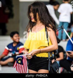 Putrajaya, Malaysia. 31 August, 2018. Malaysia Independence Day Feier in Putrajaya am 31. August 2018. © Danny Chan/Alamy Leben Nachrichten. Stockfoto