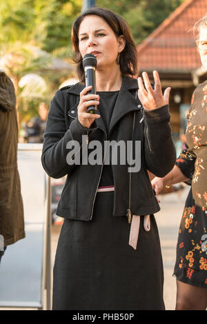 Annalena Baerbock auf dem Sommerfest der Grünen in Pankow. Stockfoto