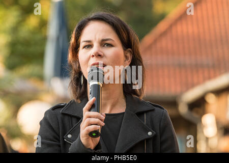 Annalena Baerbock auf dem Sommerfest der Grünen in Pankow. Stockfoto