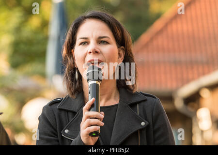 Annalena Baerbock auf dem Sommerfest der Grünen in Pankow. Stockfoto