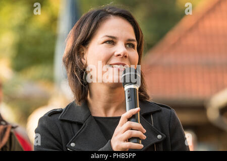 Annalena Baerbock auf dem Sommerfest der Grünen in Pankow. Stockfoto